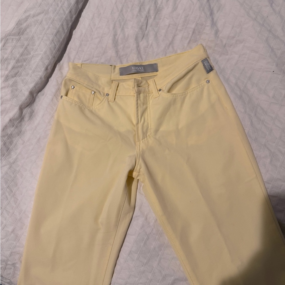 Versace Light Yellow Jeans